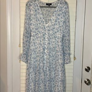 Aakaa maxi button down dress | Size L